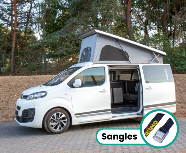 Toit relevable easyfit - ouverture avant pour Citroën Jumpy, Peugeot Expert, Toyota Pro Ace à partir de 2016 Opel Viaro à partir de septembre 2019 et Fiat Scudo à partir de 2022 - taille M (L2)