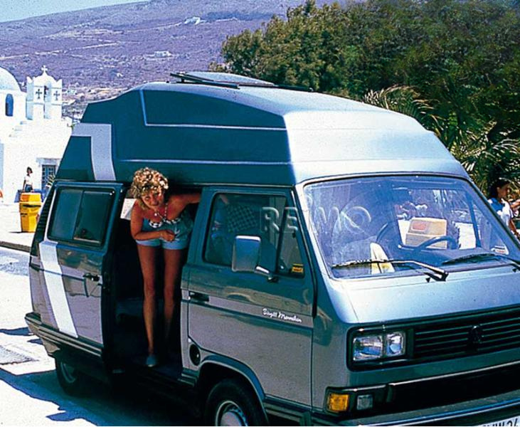 Réhausse de toit Aéroline pour Volkswagen T3 - empattement court jusqu'à 1990