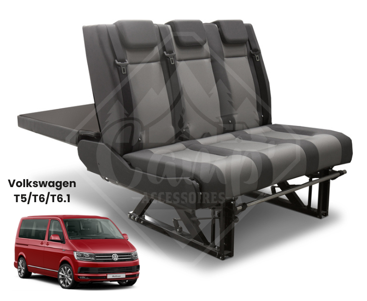 Banquette coulissante VarioTech 3000 pour Volkswagen T5/T6/T6.1 pour empattement court & long