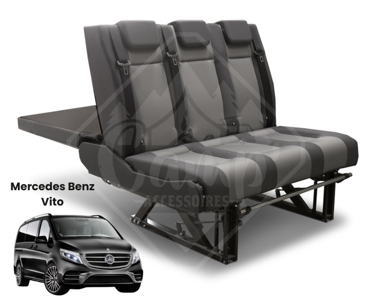 Banquette coulissante VarioTech 3000 pour Mercedes Benz Vito pour empattement long